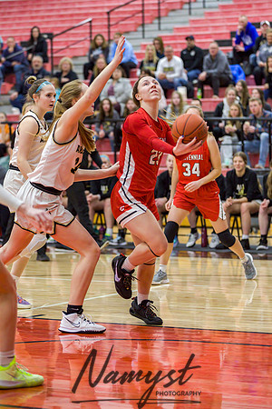 Centennial vs Andover Girls Varsity Basketball 020