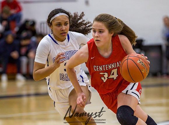 Centennial vs Cambridge-Isanti Girls Varsity Basketball 167