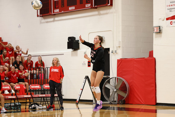 Centennial vs Cambridge-Isanti Girls Varsity Volleyball 59