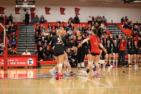Centennial vs Coon Rapids Girls Varsity Volleyball 26