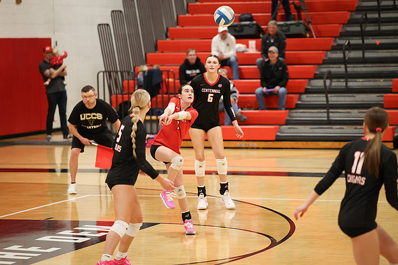 Centennial vs Coon Rapids Girls Varsity Volleyball 137