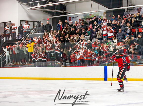 Centennial vs Blaine Varsity Hockey 218