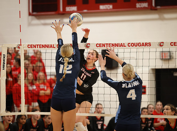 Centennial vs Blaine Girls Varsity Volleyball 105