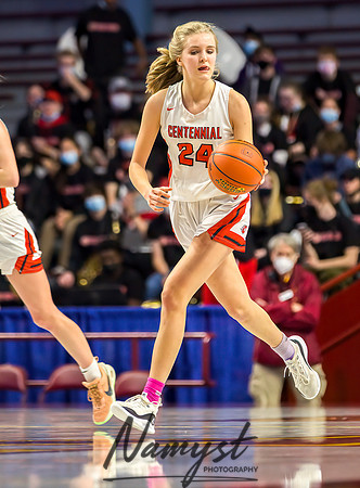 Centennial vs STMA Girls Basketball - State Tournament 092