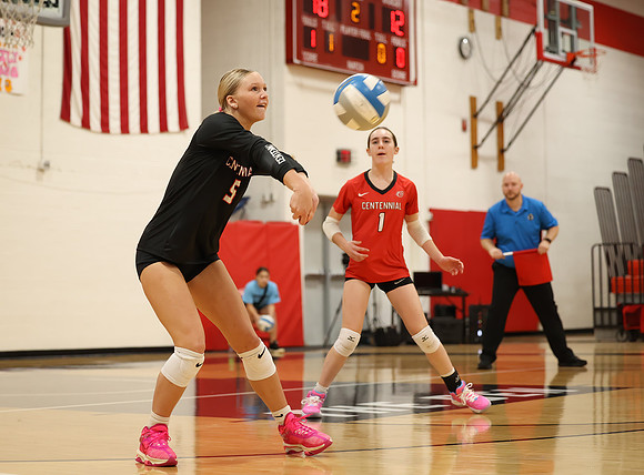 Centennial vs Blaine Girls Varsity Volleyball 139