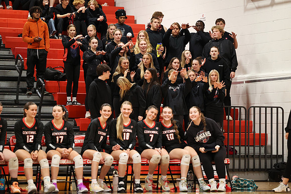 Centennial vs Coon Rapids Girls Varsity Volleyball 39