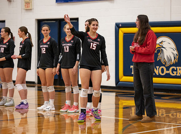 Centennial vs Totino-Grace Girls Varsity Volleyball 18