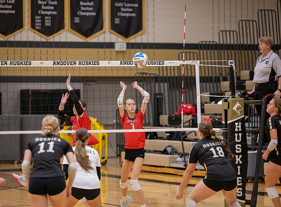 Centennial vs Andover Girls Varsity Volleyball 126