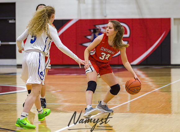 Centennial vs Cambridge-Isanti Girls Varsity Basketball 149