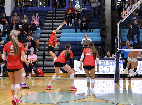Centennial vs Blaine Girls Varsity Volleyball 251
