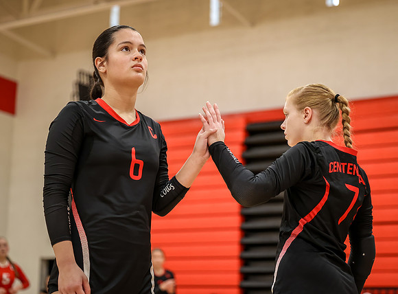 Centennial vs Mounds View Girls B Volleyball 29