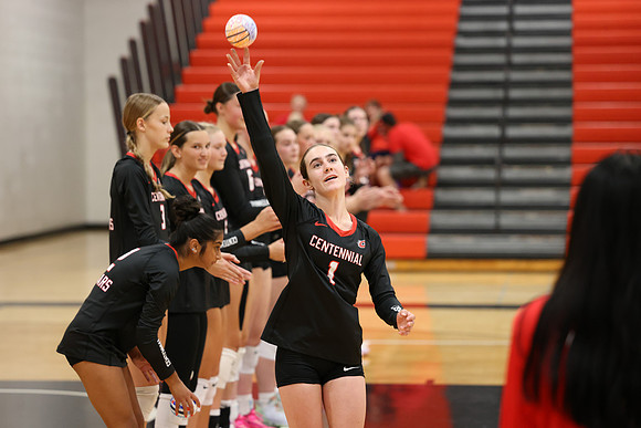 Centennial vs Cambridge-Isanti Girls Varsity Volleyball 25