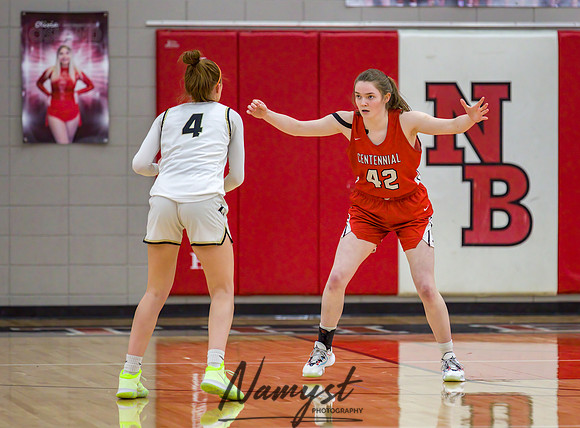 Centennial vs Andover Girls Varsity Basketball 043