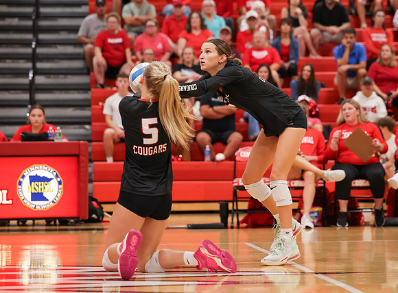 Centennial vs Osseo Girls Varsity Volleyball 151
