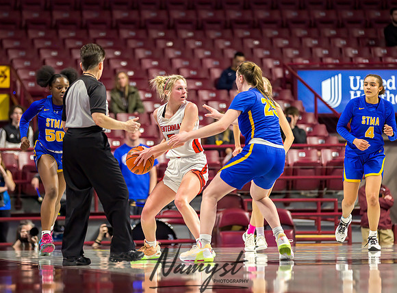 Centennial vs STMA Girls Basketball - State Tournament 275