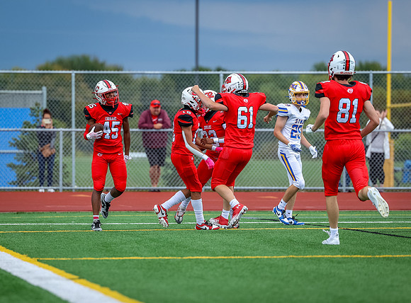 Centennial vs STMA JV Football 66