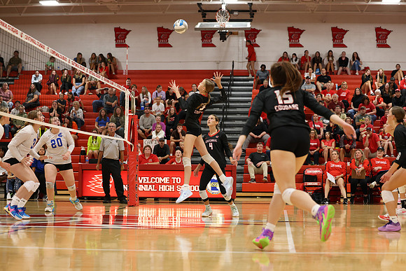Centennial vs Cambridge-Isanti Girls Varsity Volleyball 156