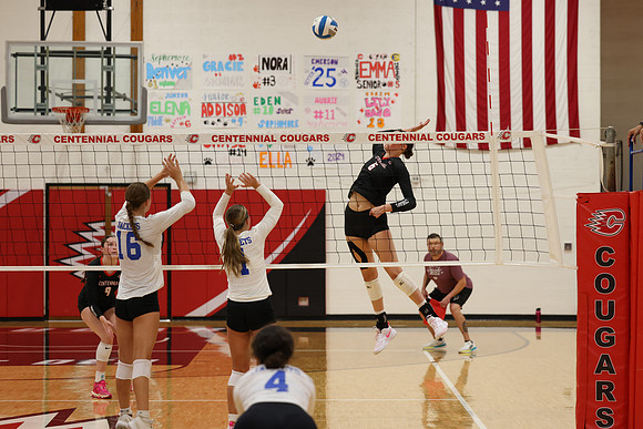 Centennial vs Cambridge-Isanti Girls Varsity Volleyball 91