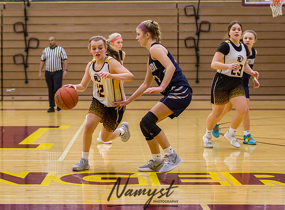 Forest Lake Girls 7 Maroon Basketball 158