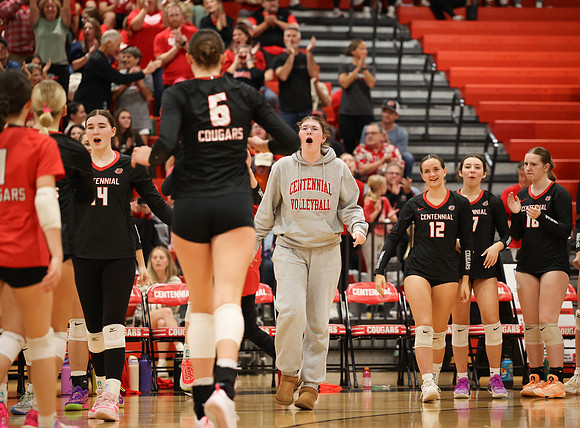 Centennial vs Blaine Girls Varsity Volleyball 98