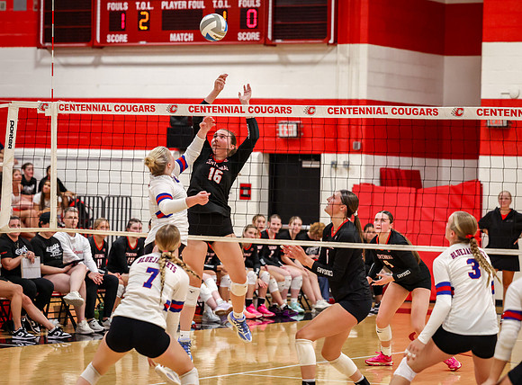 2960 Centennial vs Cambridge-Isanti Girls Varsity Volleyball