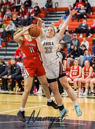 Centennial vs Anoka Girls Varsity Basketball 109
