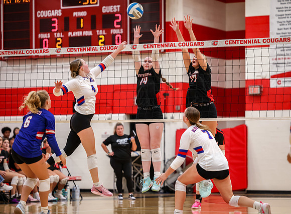 1423 Centennial vs Cambridge-Isanti Girls JV Volleyball