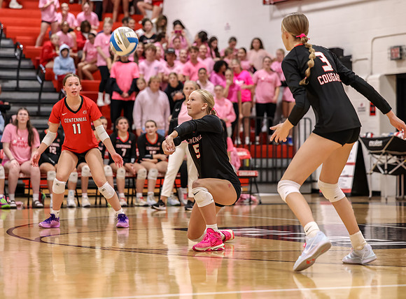 Centennial vs Champlin Park Girls Varsity Volleyball 29
