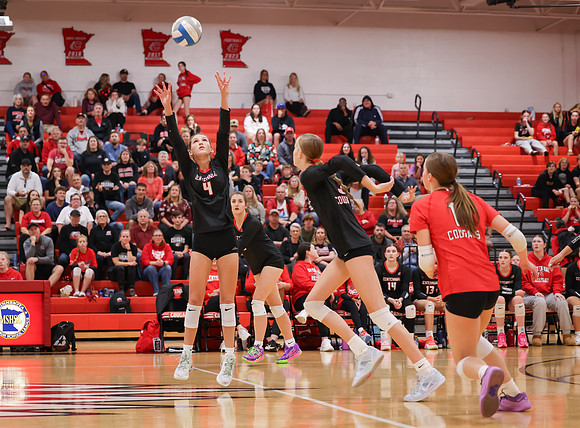 Centennial vs Hopkins Girls Varsity Volleyball 36