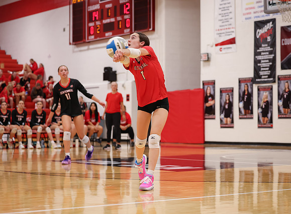 Centennial vs Osseo Girls Varsity Volleyball 64