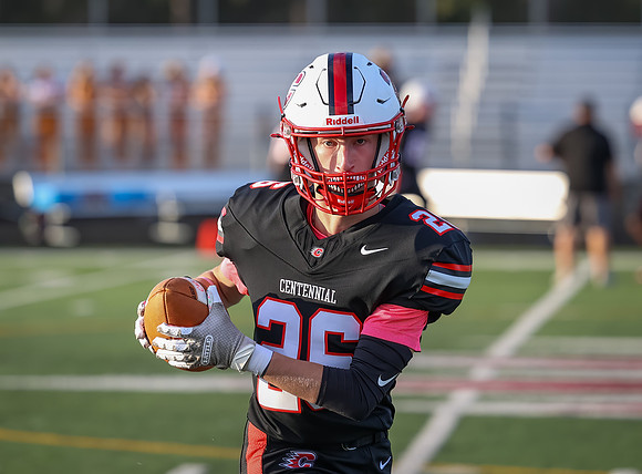 Centennial vs Maple Gove Varsity Football 49