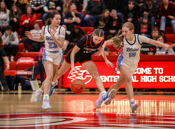 Centennial vs Blaine Girls Varsity Basketball 307