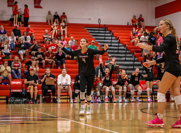 Centennial vs Duluth East Varsity Volleyball 47