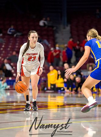 Centennial vs STMA Girls Basketball - State Tournament 207