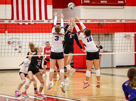 2844 Centennial vs Cambridge-Isanti Girls Varsity Volleyball