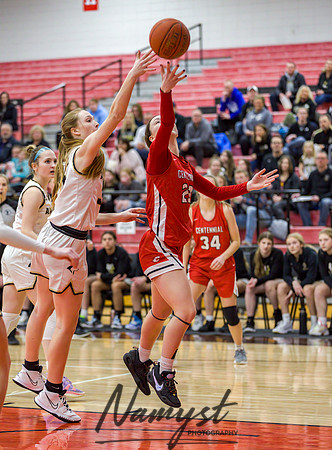 Centennial vs Andover Girls Varsity Basketball 021