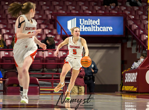 Centennial vs STMA Girls Basketball - State Tournament 194