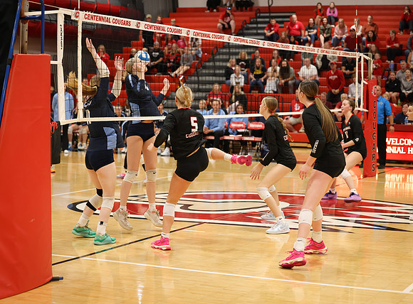 Centennial vs Blaine Girls Varsity Volleyball 323
