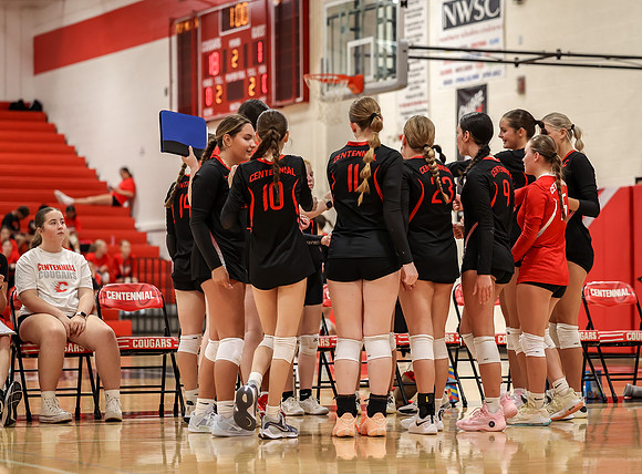 Centennial vs Mounds View Girls B Volleyball 91