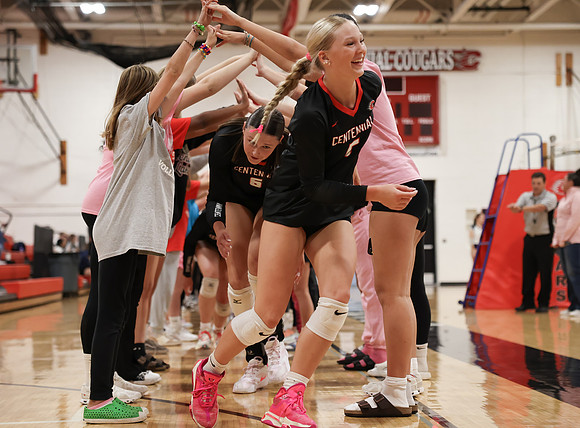 Centennial vs Champlin Park Girls Varsity Volleyball 7
