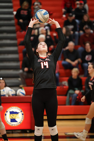 Centennial vs Coon Rapids Girls Varsity Volleyball 9