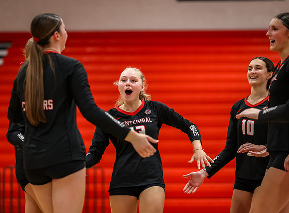 3127 Centennial vs Cambridge-Isanti Girls Varsity Volleyball
