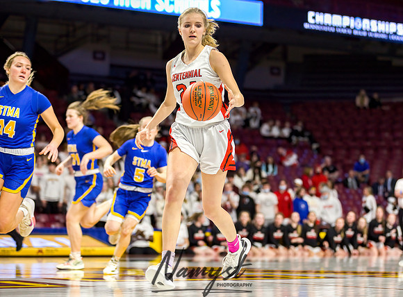 Centennial vs STMA Girls Basketball - State Tournament 010