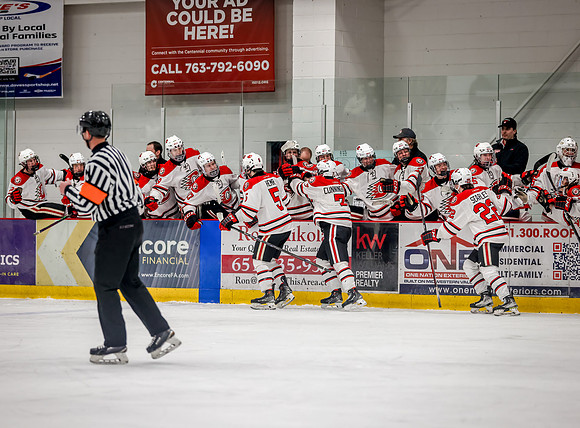 Centennial vs White Bear Lake Varsity Hockey 139