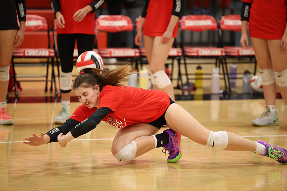 Centennial vs Coon Rapids Girls Varsity Volleyball 5