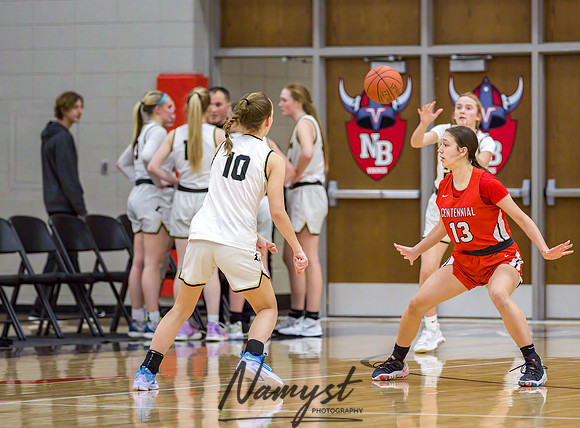 Centennial vs Andover Girls Varsity Basketball 165