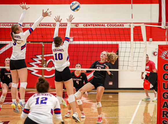 2953 Centennial vs Cambridge-Isanti Girls Varsity Volleyball