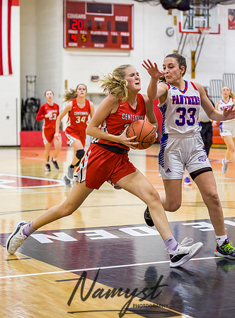 Centennial vs Spring Lake Park Girls Varsity Basketball 090