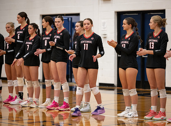 Centennial vs Totino-Grace Girls Varsity Volleyball 21