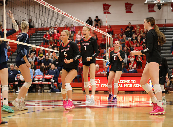 Centennial vs Blaine Girls Varsity Volleyball 243